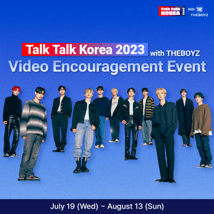 'Talk Talk Korea 2023 with THEBOYZ' Video Encouragement Event